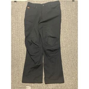 Brunt pants mens workwear fit 36X31 (tag 36X34) blue straight cotton stretch